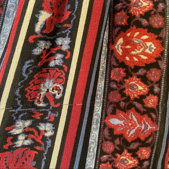 Joie Shara Silk Floral Tassel Tank Top Black Small - Picture 6 of 8